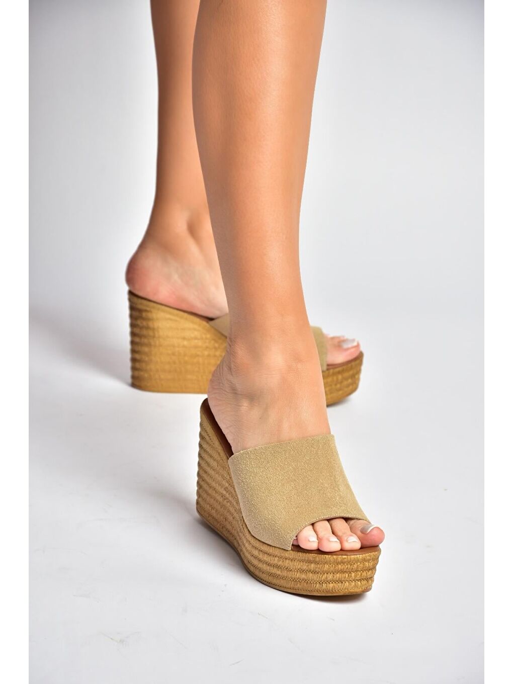 Bej Kadın Terlik Y996559902-4