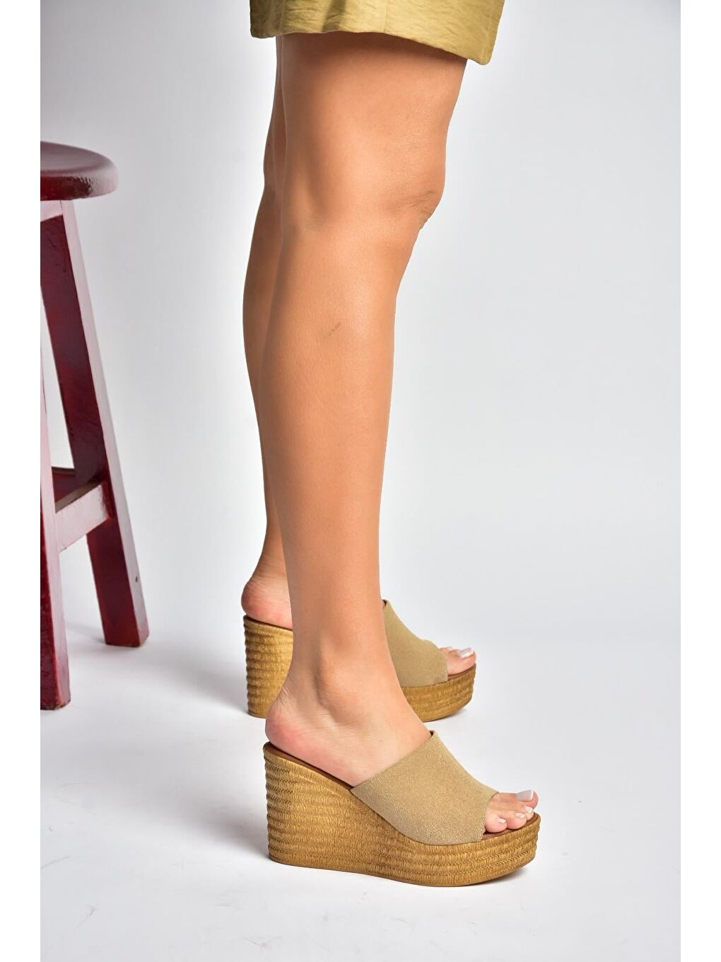 Bej Kadın Terlik Y996559902-5