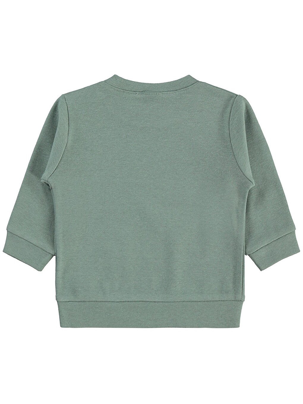 Baby Düz Basic 6-18 Ay Sweatshirt - Haki-1
