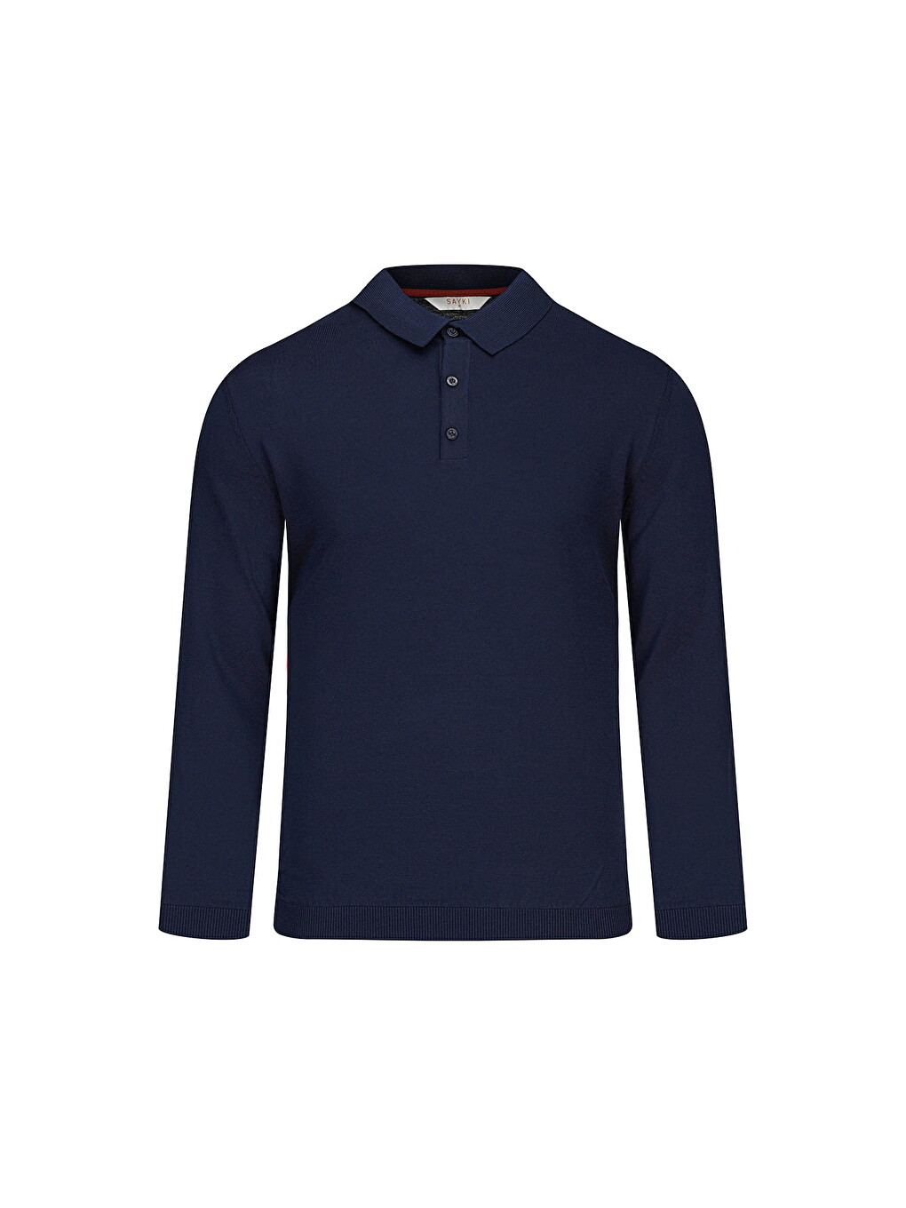 Lacivert Regular Fit Polo Yaka Rayon Kazak