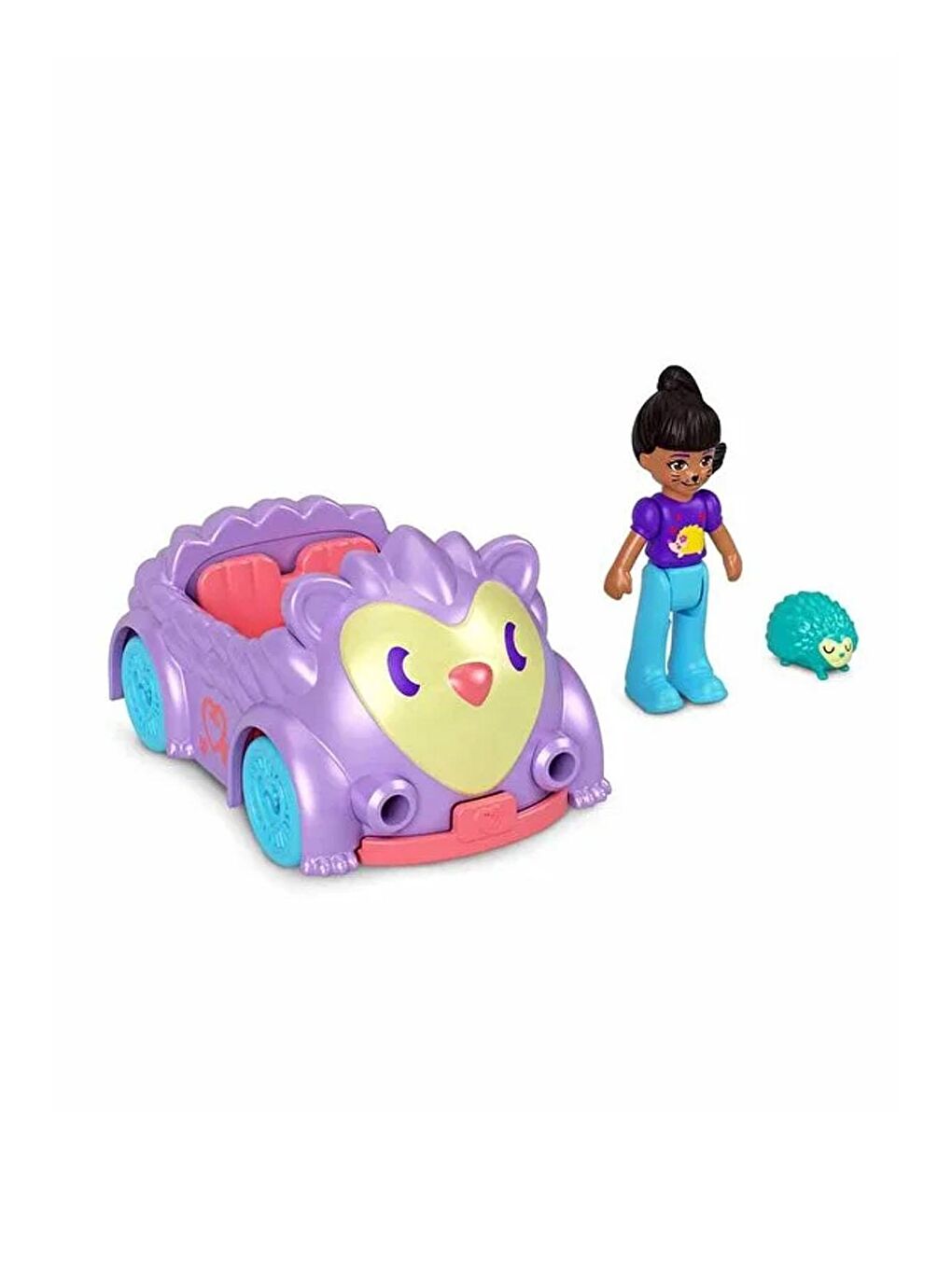 Polly Pocket Beyaz-Renklibaskı Polly Pocket'ın Muhteşem Araçları Oyun Setleri HKV58