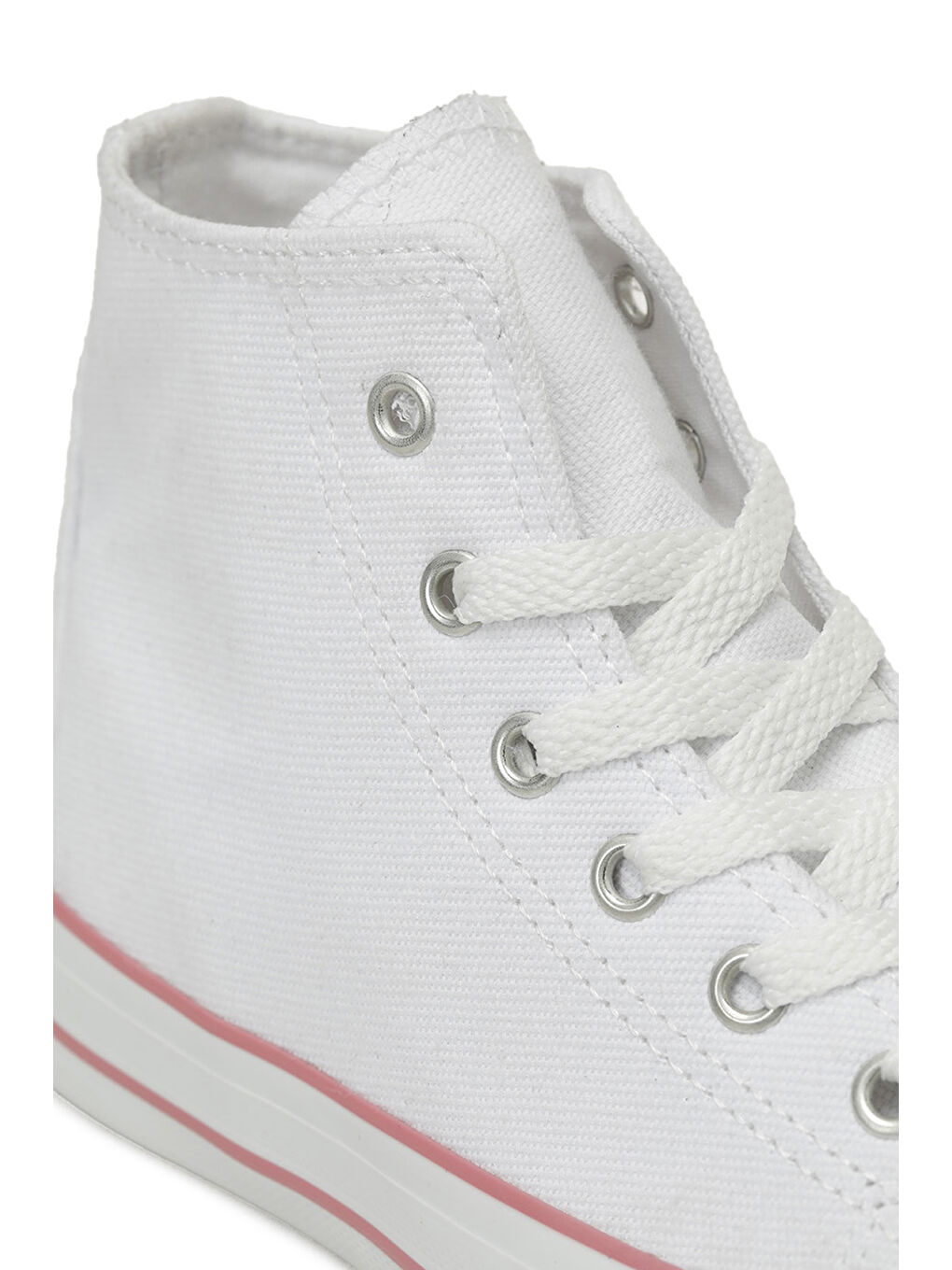 CONKES.F5FX Beyaz Kız Çocuk High Sneaker-6