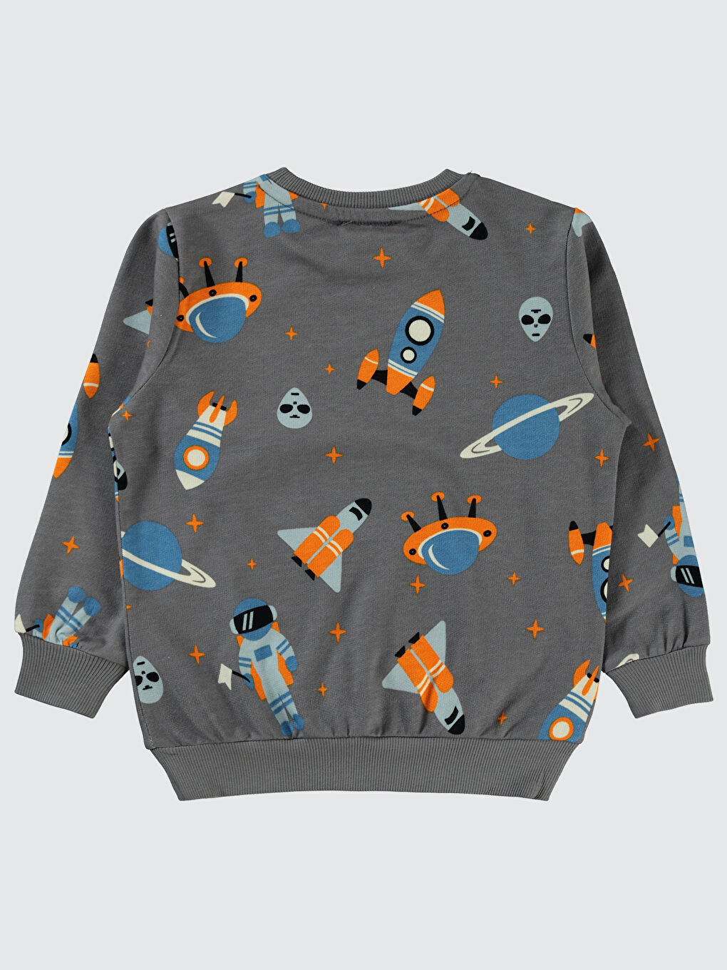 Boys Erkek Çocuk Sweatshirt 2-5 Yaş Antrasit-1