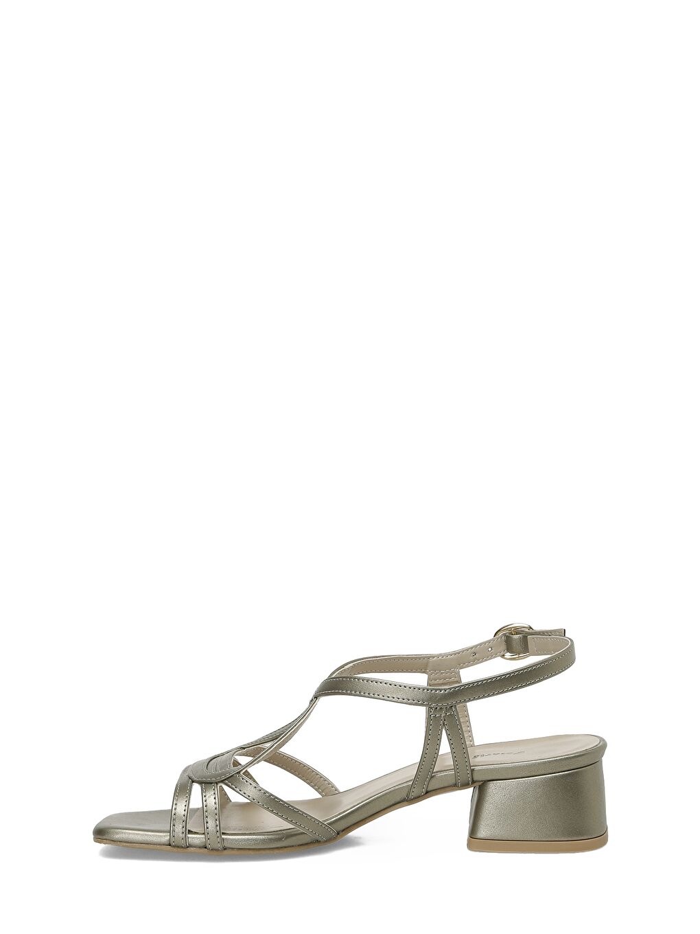 Sarı 325077.Z 5FX Altın Kadın Topuklu Sandalet-2