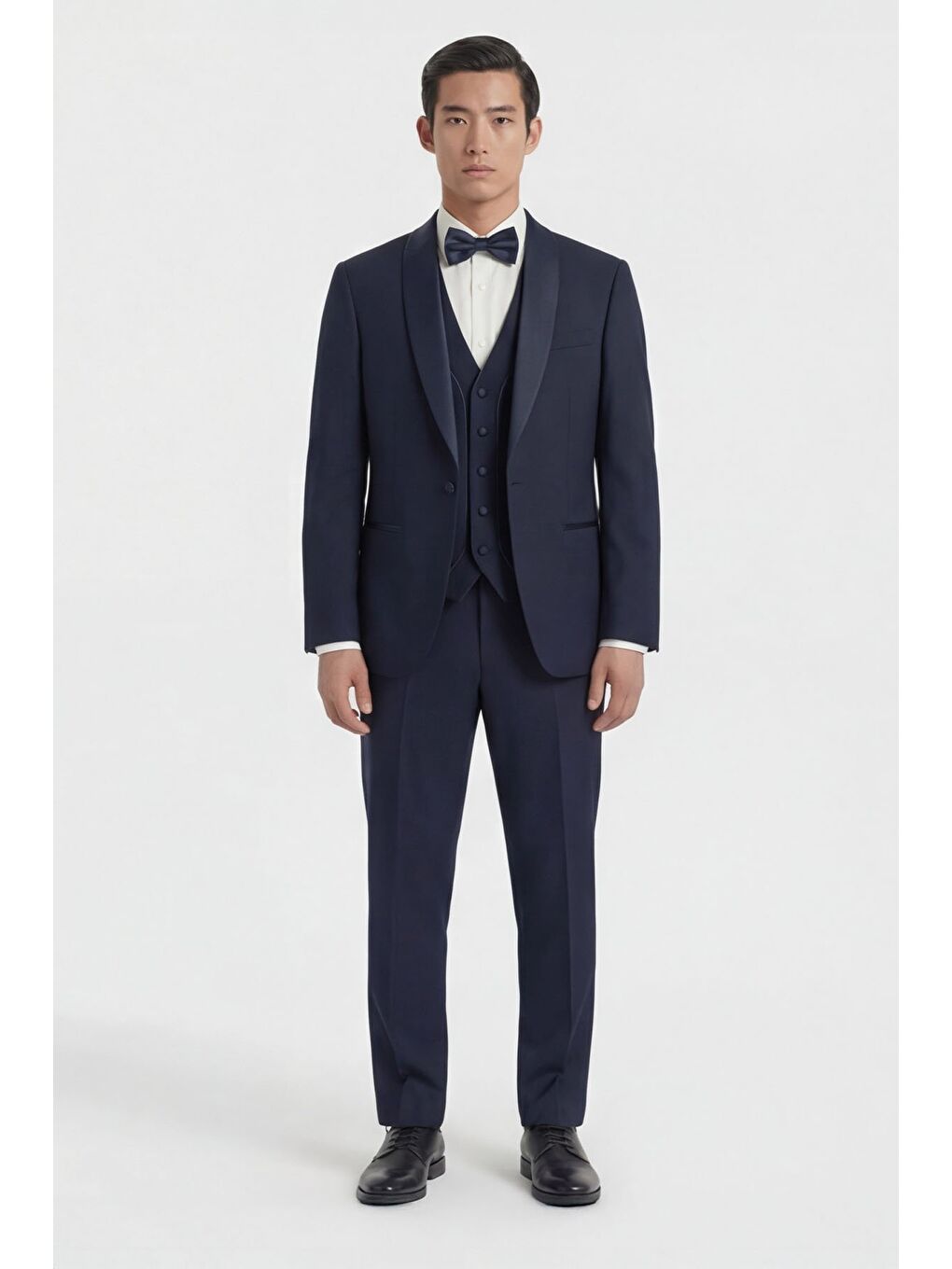 Lacivert Vest Suit-1