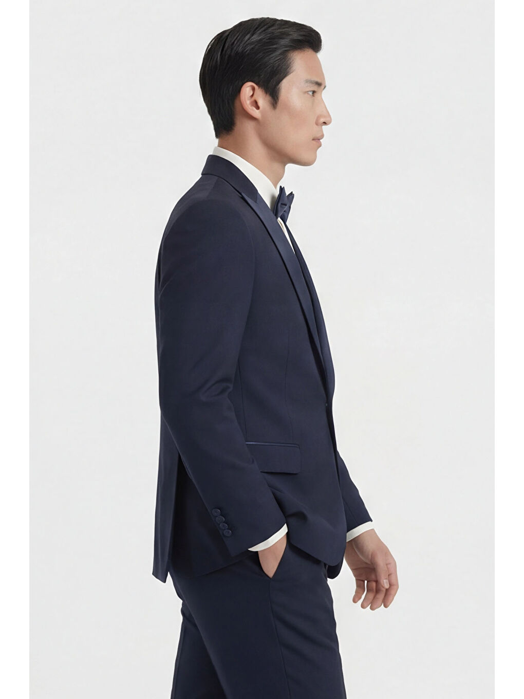 Lacivert Vest Suit-2