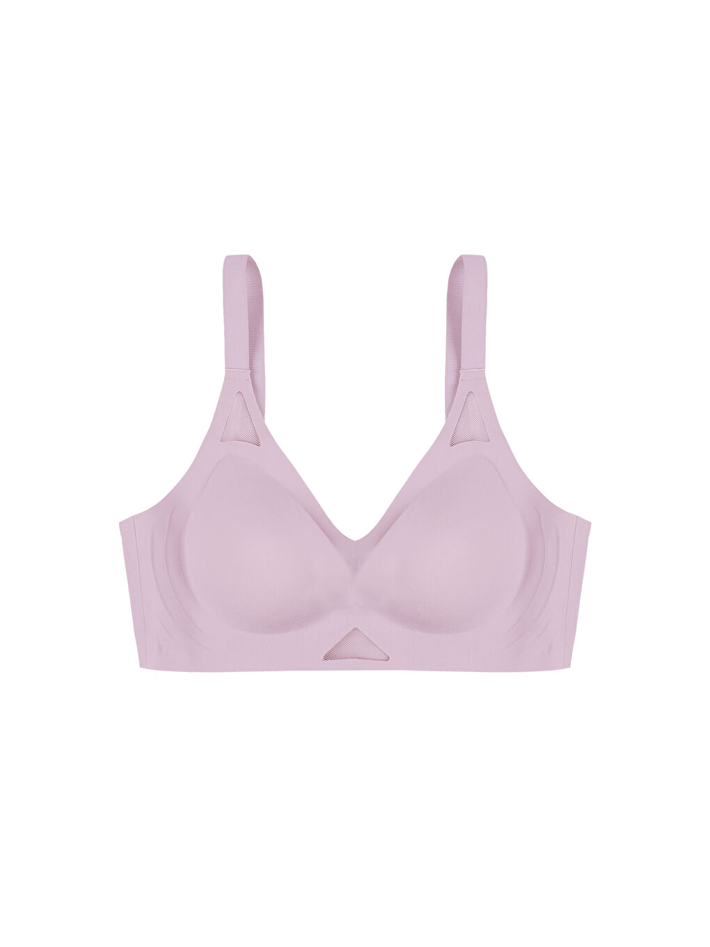 Pembe Balensiz Push Up Dikişsiz Çıkarılabilir Pedli Nefes Alan Sporcu Sütyen-2