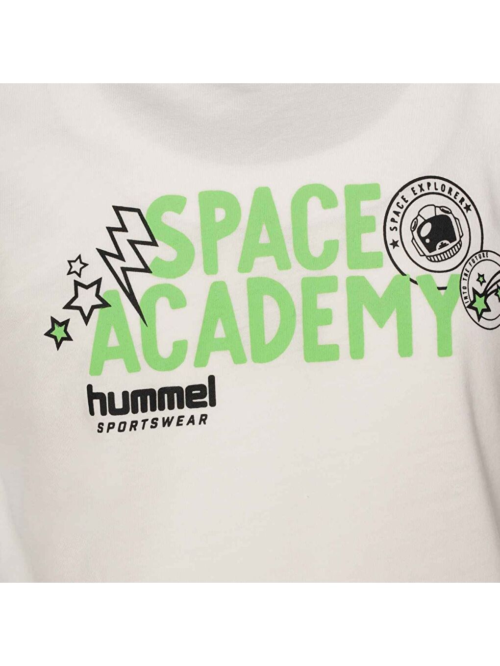 Kesia Erkek Çocuk Beyaz Yuvarlak Yaka Tişört-3