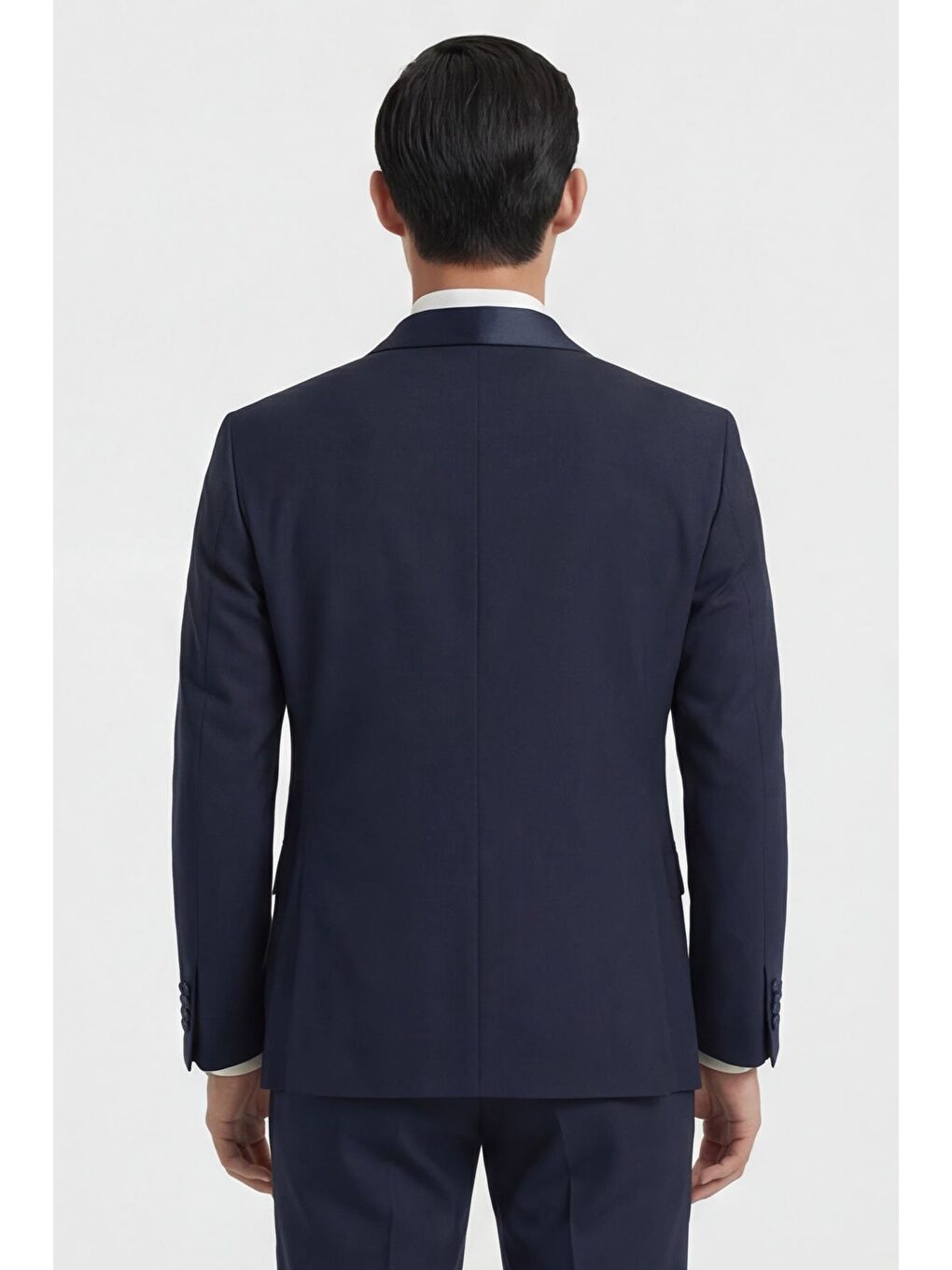 Lacivert Vest Suit-3