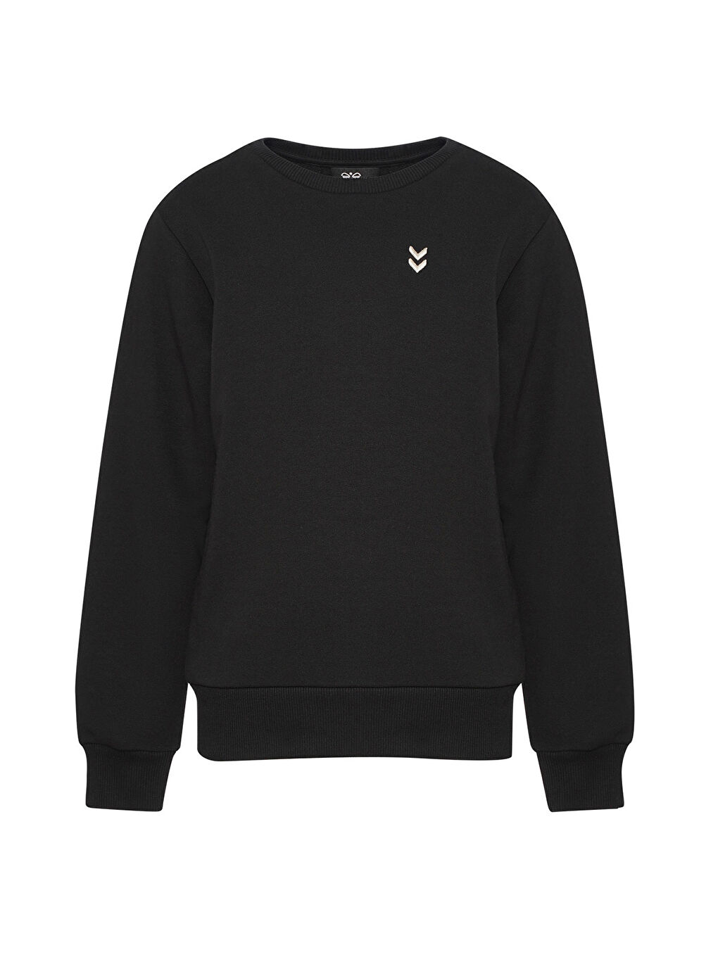 Pulse Kız Çocuk Siyah Bisiklet Yaka Sweatshirt-1