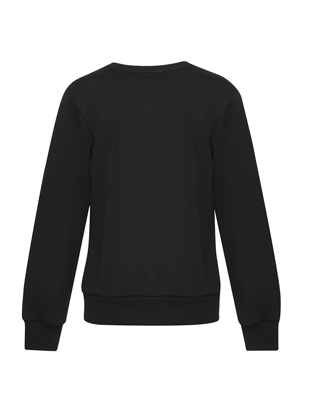 Pulse Kız Çocuk Siyah Bisiklet Yaka Sweatshirt-2