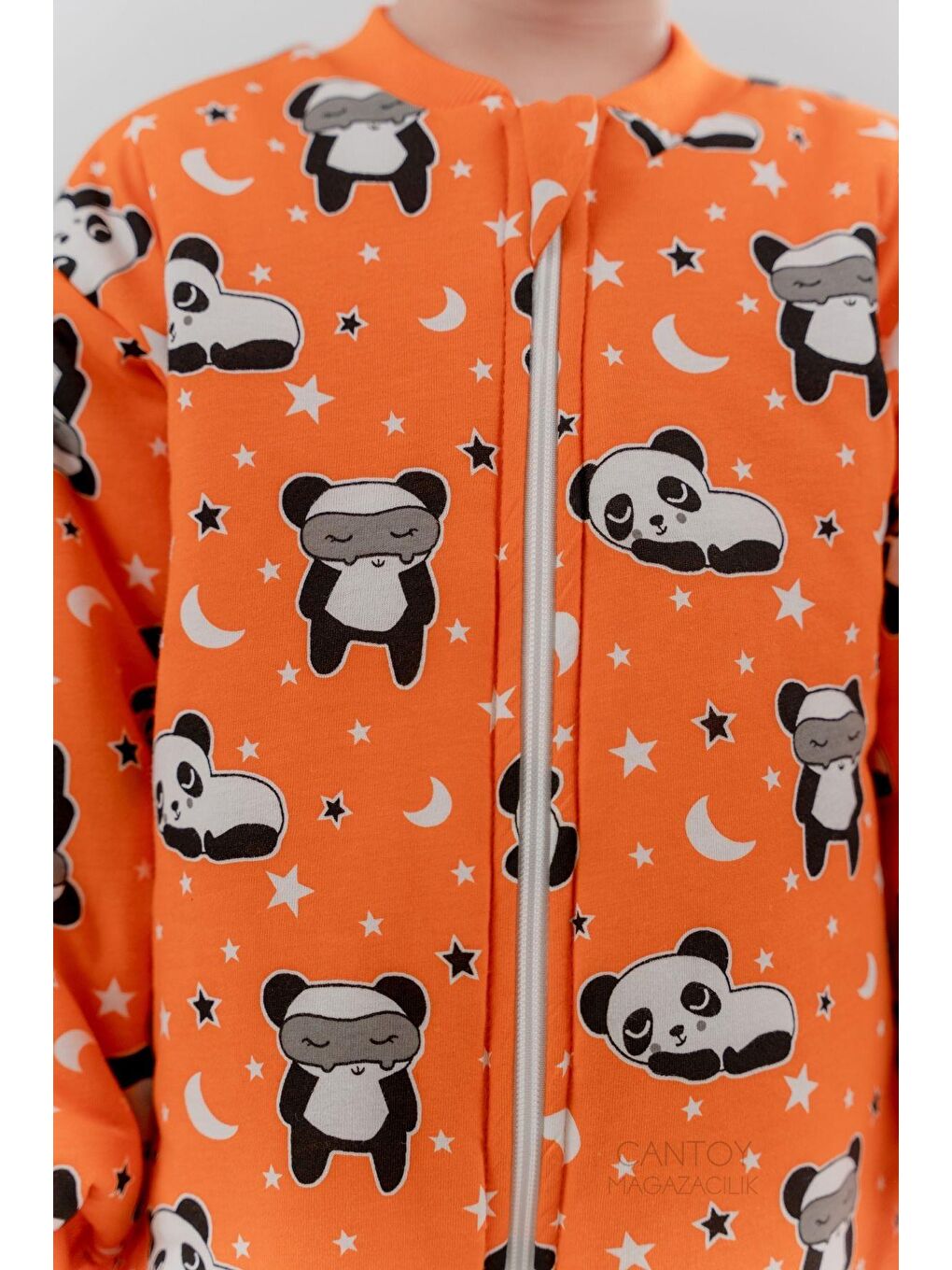 Turuncu Erkek Bebek 2.5 Tog Desenli Uyku Tulumu 2 Yaş-1