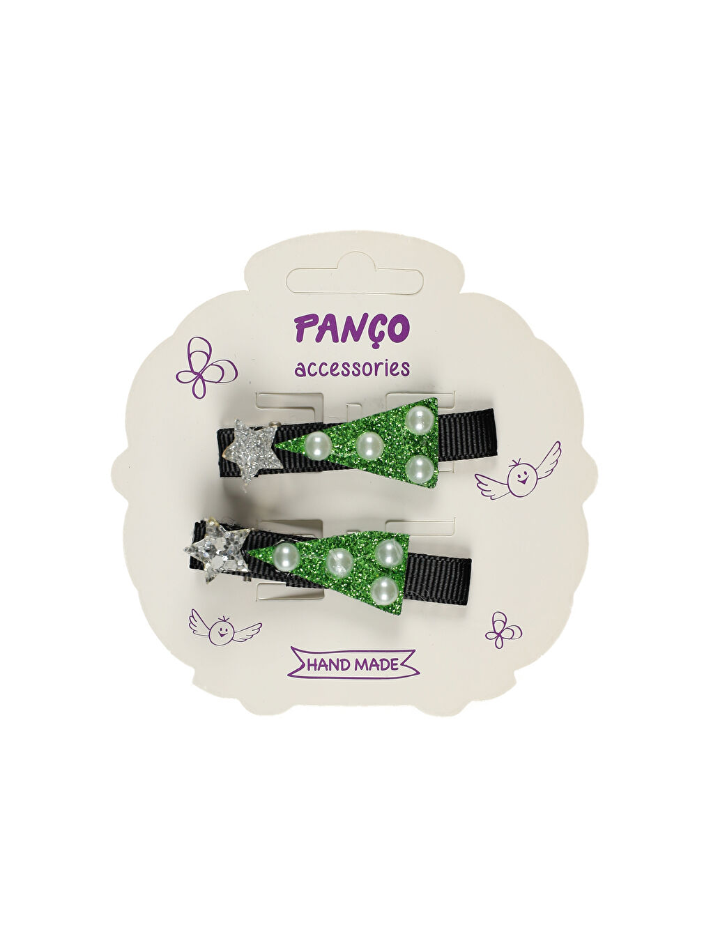 Yeşil Kız Çocuk Yılbaşı Toka