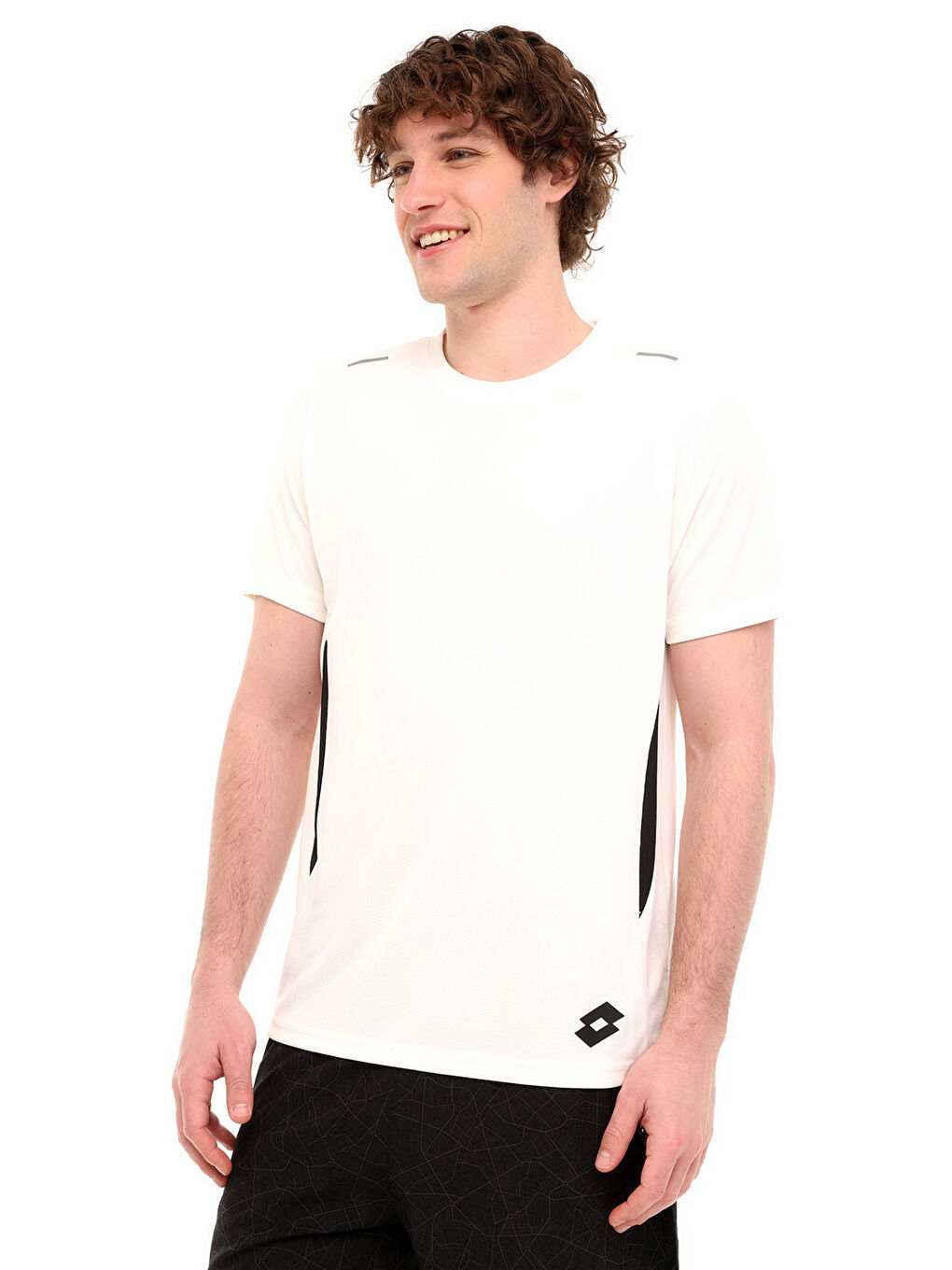 LOTTO Bej M-LORAT TEE 5FX Ekru Erkek Kısa Kol T-Shirt