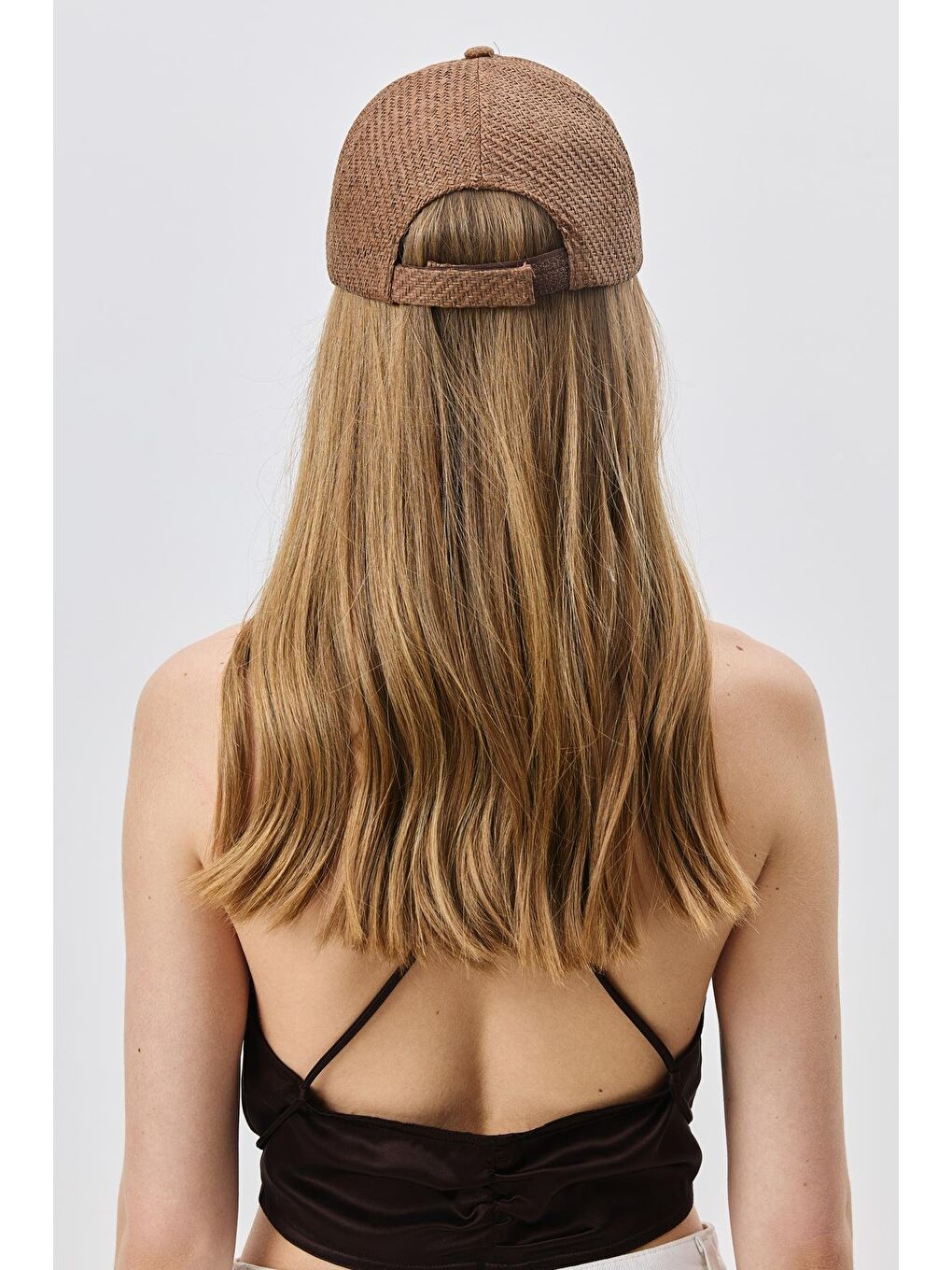 Hasır Kep Şapka Y8211 Kahverengi-2