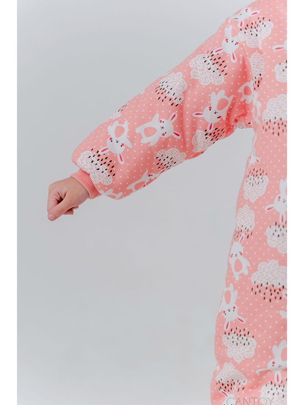 Pembe Kız Bebek 2.5 Tog Desenli Uyku Tulumu 2 Yaş-2