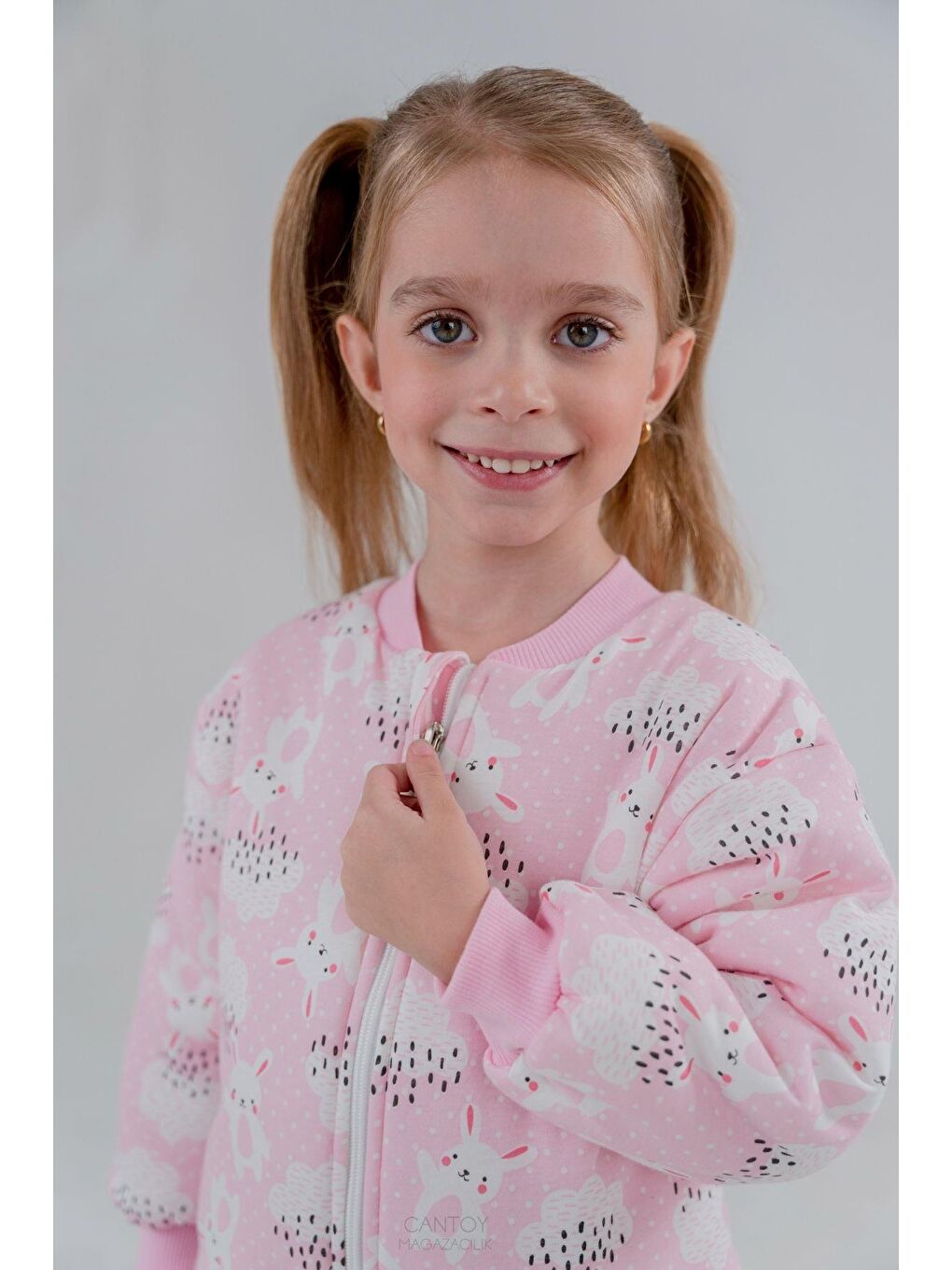 Pembe Kız Bebek 2.5 Tog Desenli Uyku Tulumu 2 Yaş