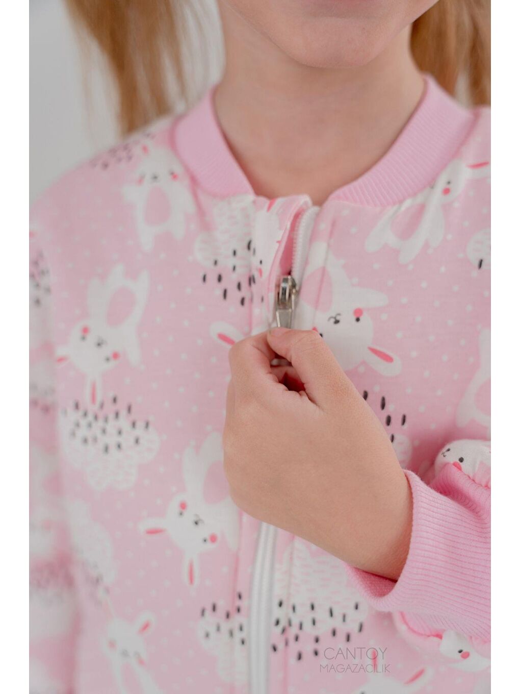 Pembe Kız Bebek 2.5 Tog Desenli Uyku Tulumu 2 Yaş-1