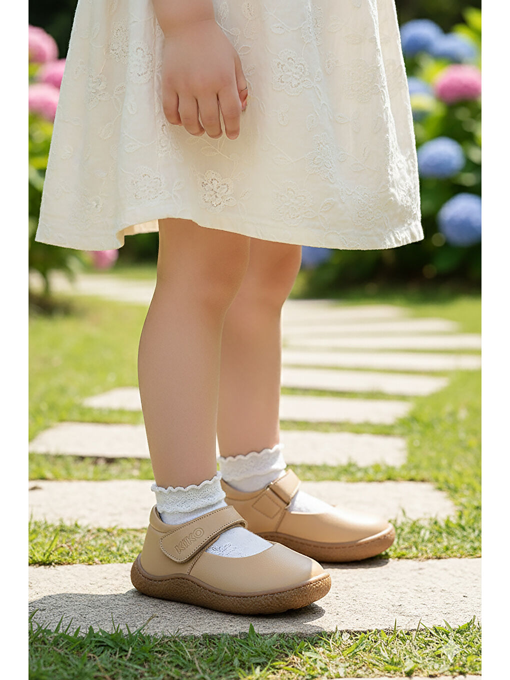 Kahverengi Lida %100 Deri Günlük Kız Bebek Babet Ayakkabı-2