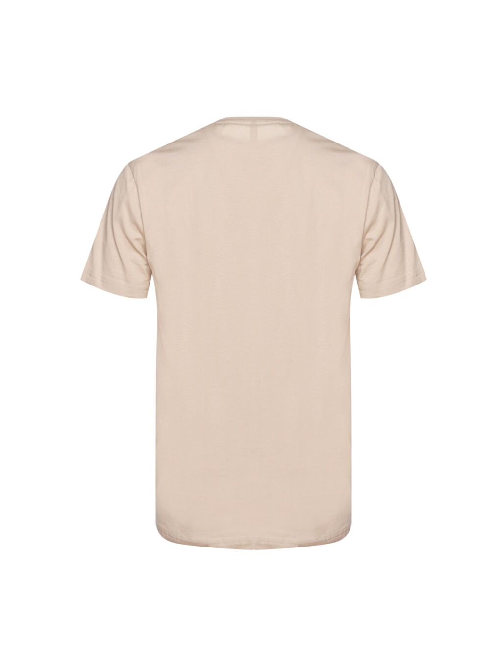 Hayes Erkek Bej Yuvarlak Yaka Tişört-2