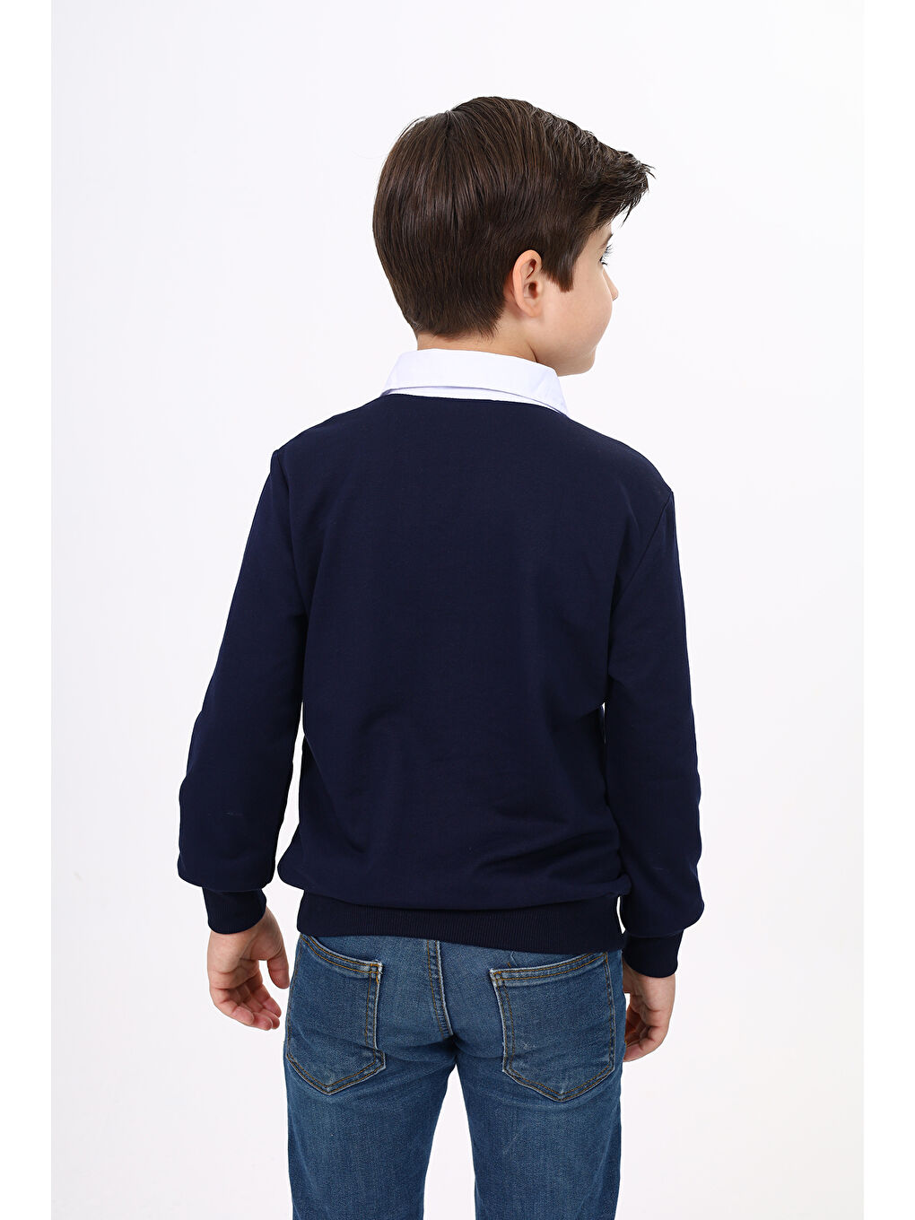 Siyah Erkek Çocuk Okul Sweatshirt-2