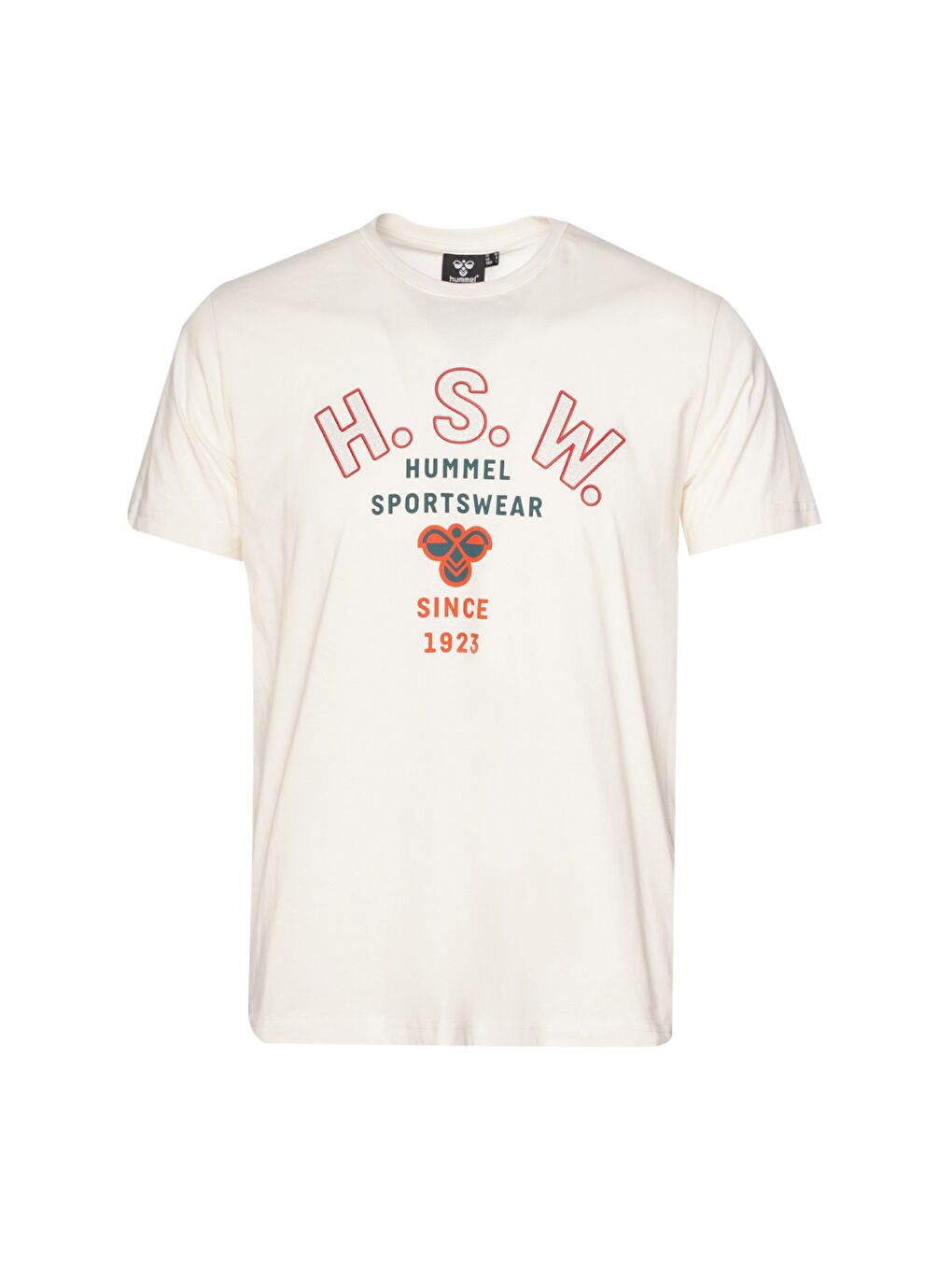 Hayes Erkek Ekru Yuvarlak Yaka Tişört-1