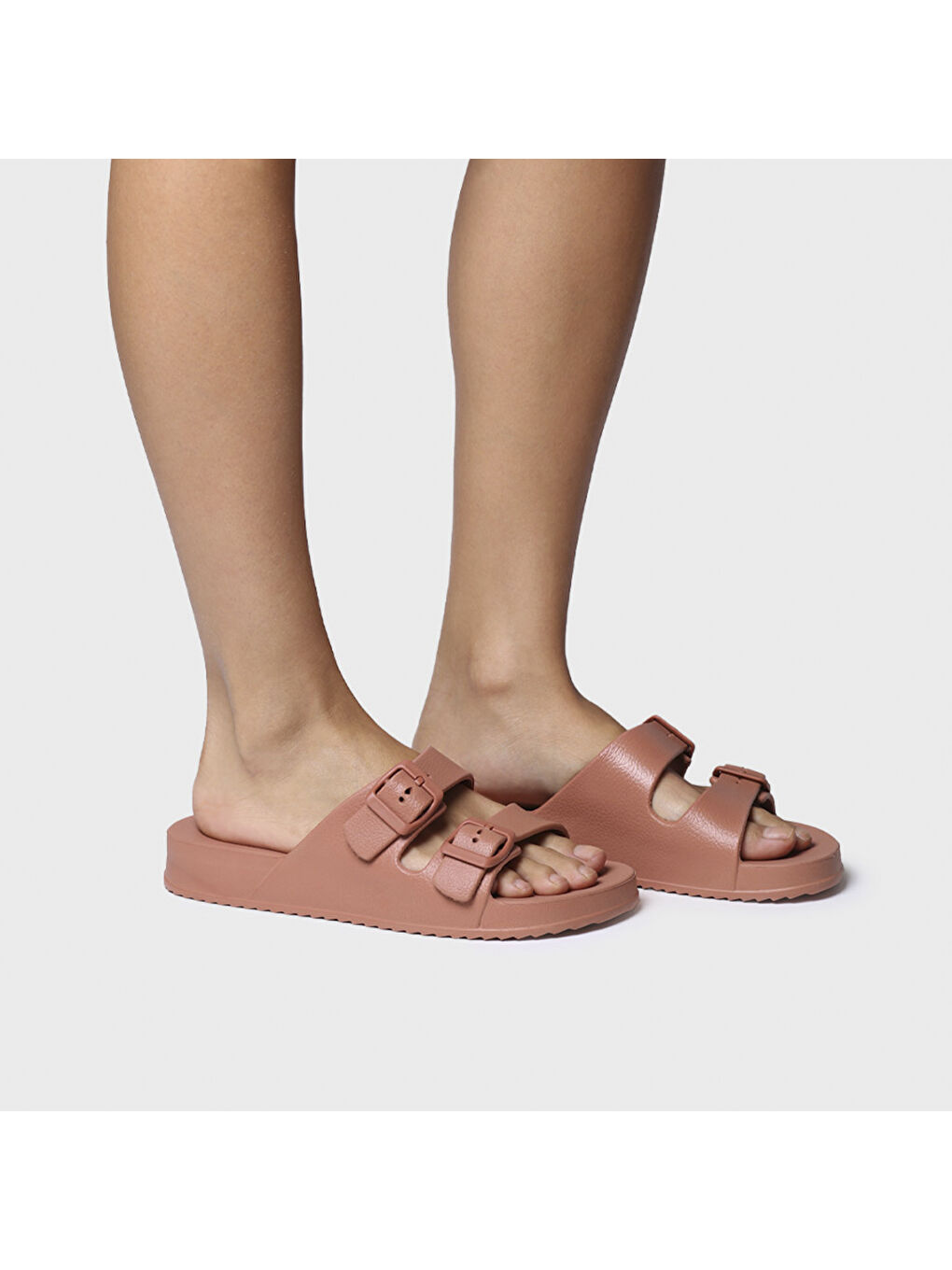 Pembe Kadın Terlik Creta Teula-3