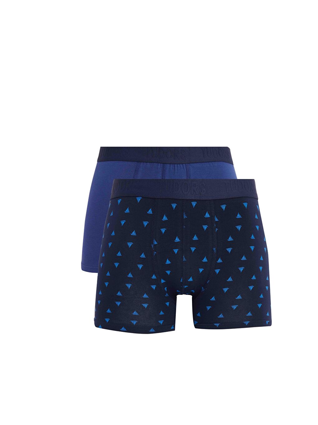 Karışık Erkek 2 Li Pamuk Elastanlı Esnek Kumaş Boxer