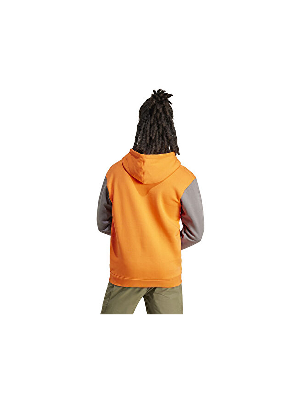 Mt L Logo Hd Erkek Günlük Sweatshirts Ix7718 Turuncu-1