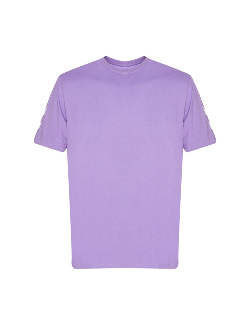 Elemental Chevron Pamuk Erkek Mor Yuvarlak Yaka Tişört-1