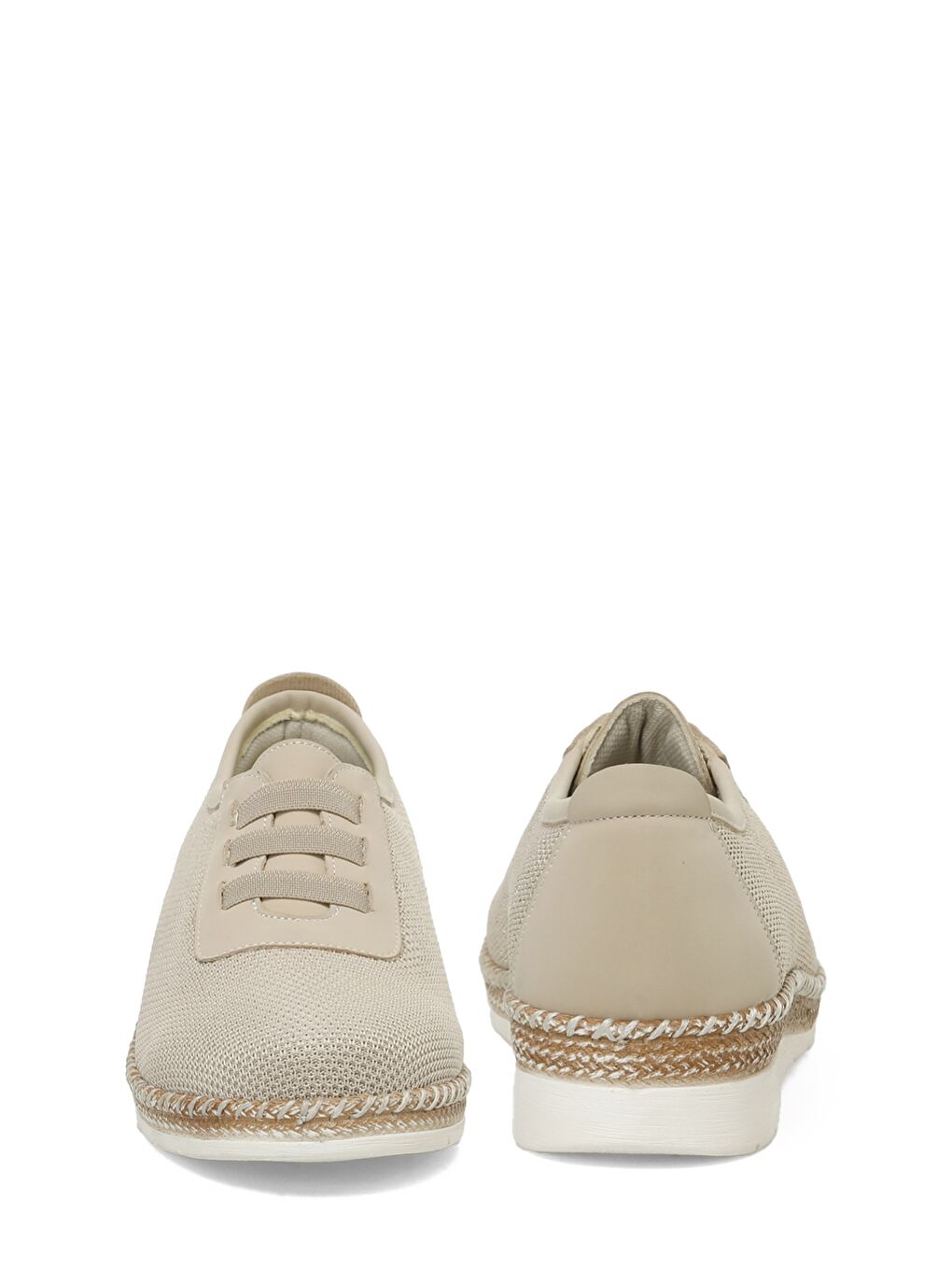 105474.Z5FX Bej Kadın Dolgu Ayakkabı-4