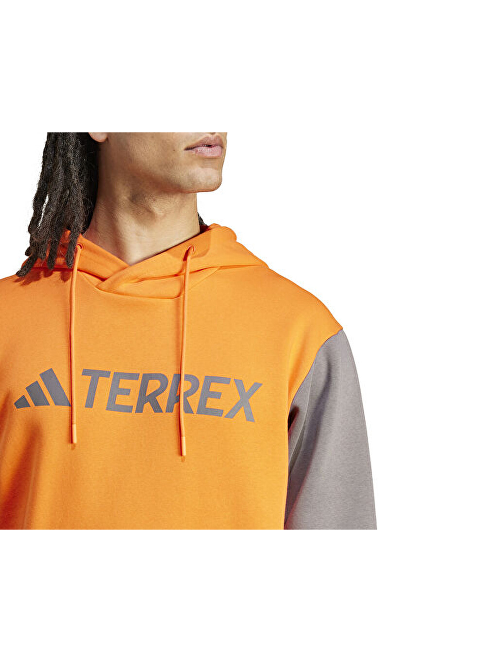 Mt L Logo Hd Erkek Günlük Sweatshirts Ix7718 Turuncu-5
