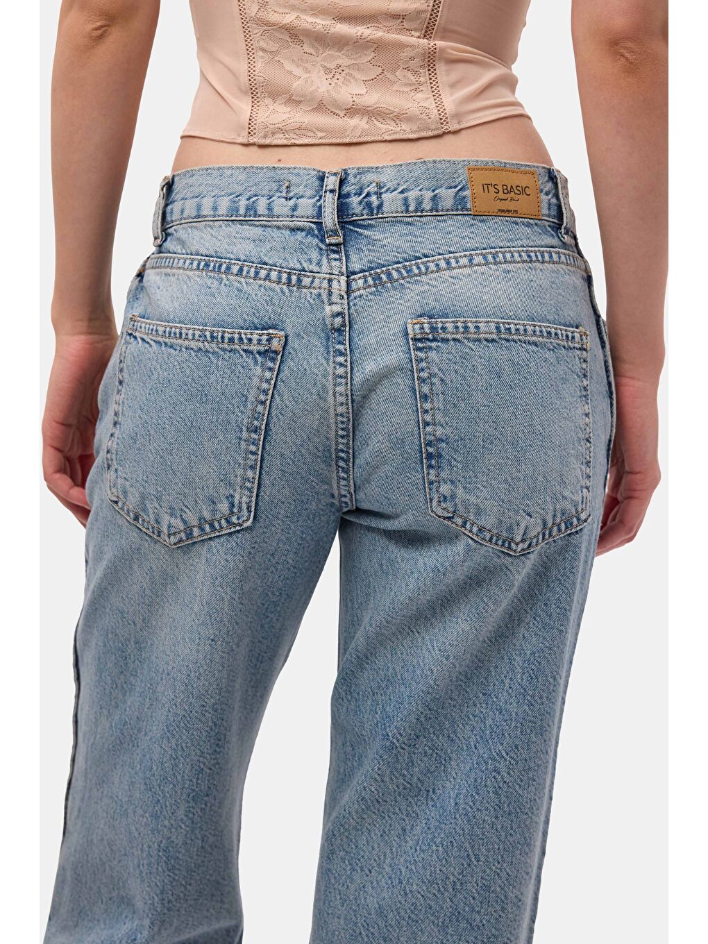 Mavi Kadın Jean Renk 4s6-32 Bootcut Fit Orta Bel Denim Jean-1