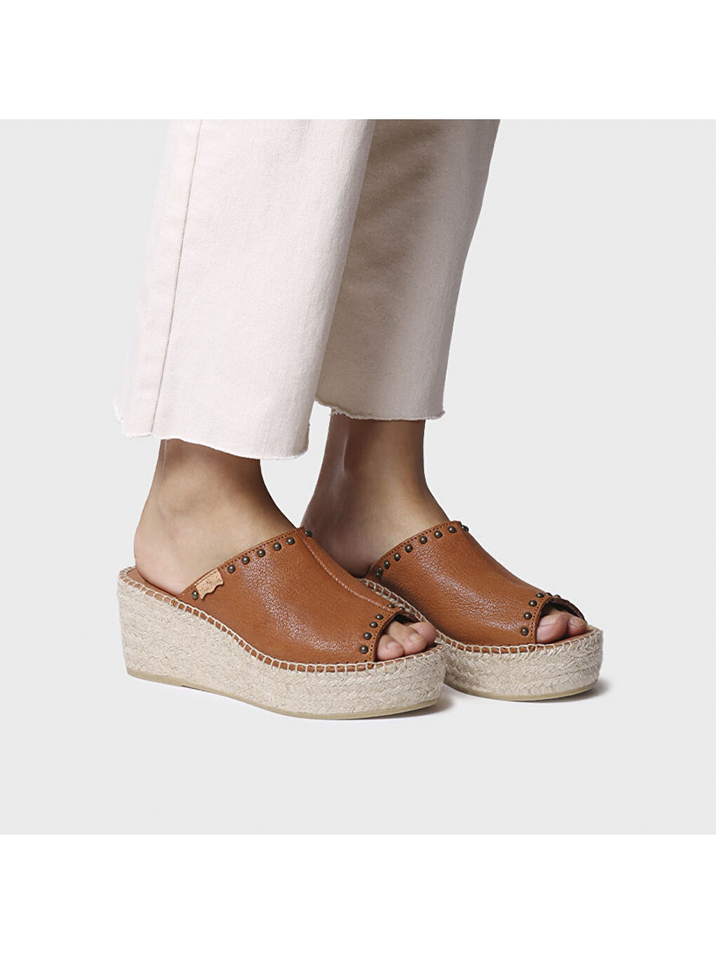 Kahverengi Kadın Terlik Modena Cuiro-3