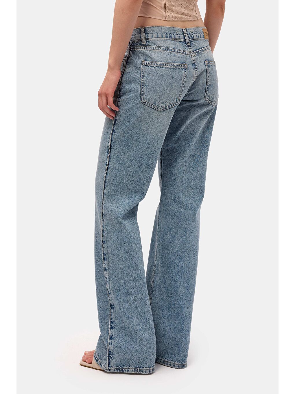 Mavi Kadın Jean Renk 4s6-32 Bootcut Fit Orta Bel Denim Jean-6