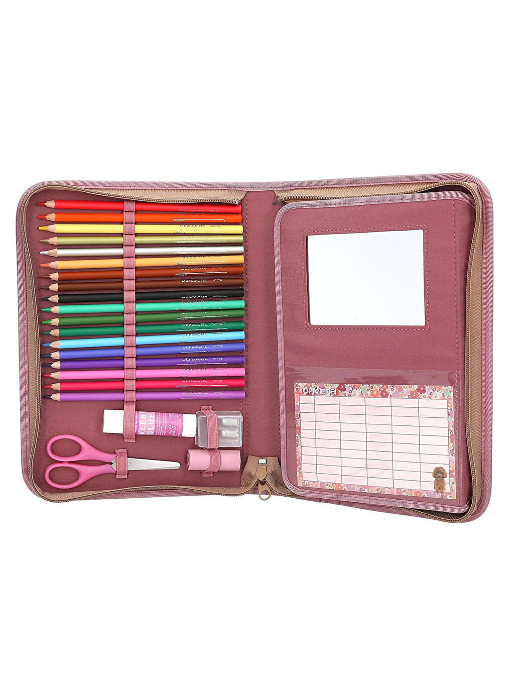 İçi Dolu Kalem Kutusu Floral 13056-3