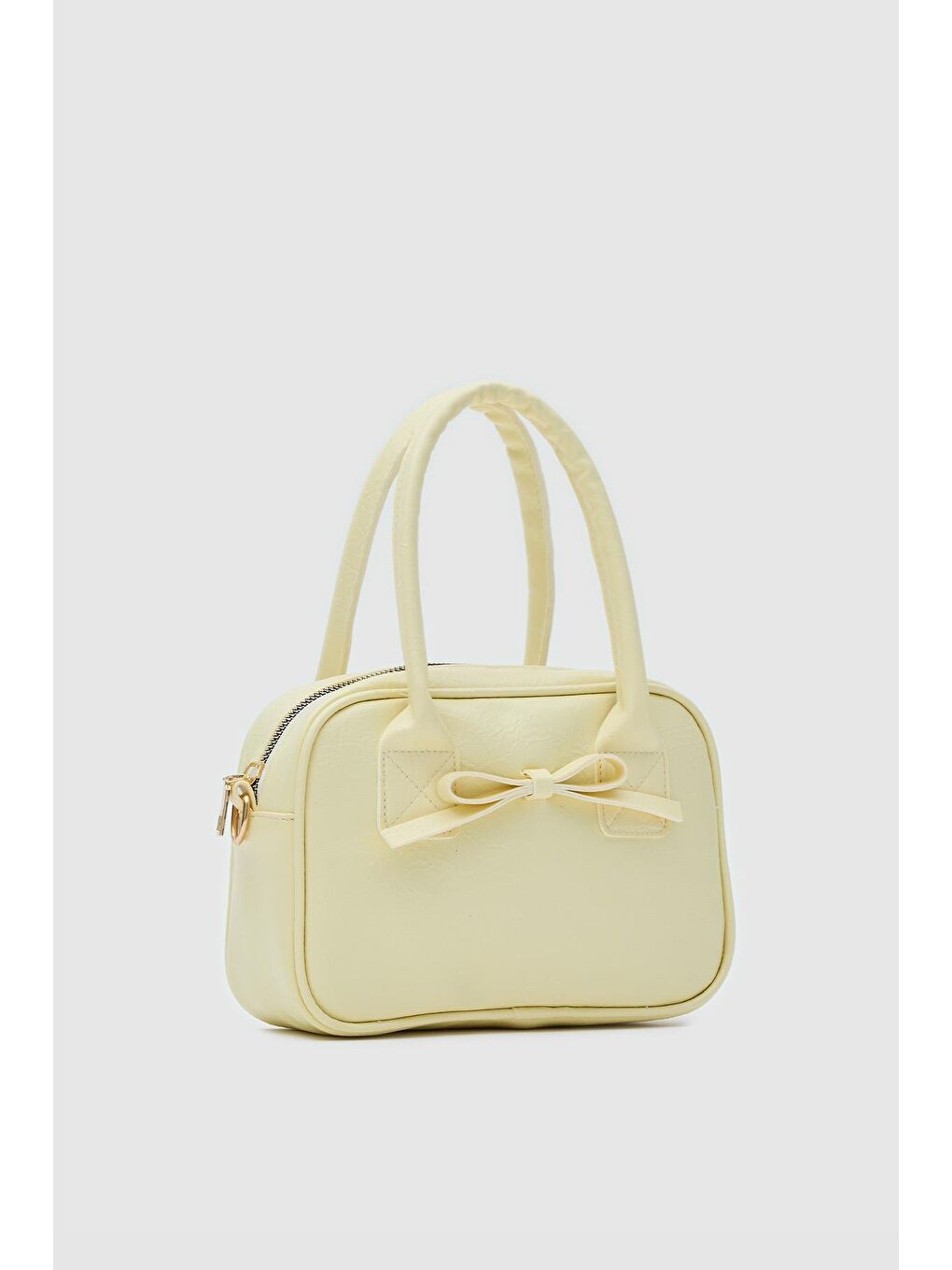 Perfect Kurdele Detaylı Bowling El Ve Çapraz Çanta Sarı-4