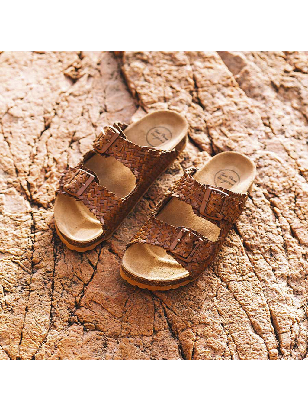 Kahverengi Kadın Terlik Guam-Te Cuiro-4