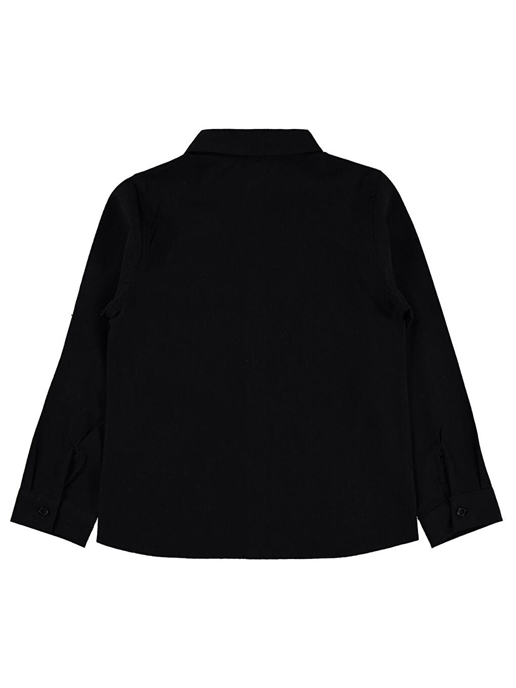 Boys Basic Uzun Kol 6-9 Yaş Gömlek - Siyah-1