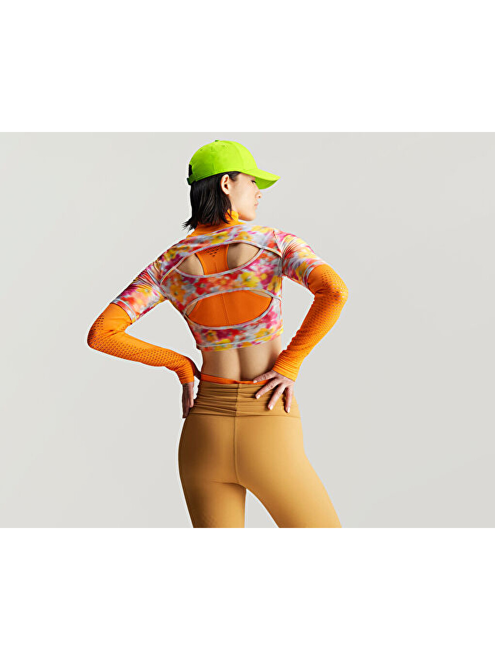 Karışık By Stella Mccartney Crop Kadın Günlük Tişört Ix4374 Renkli-4
