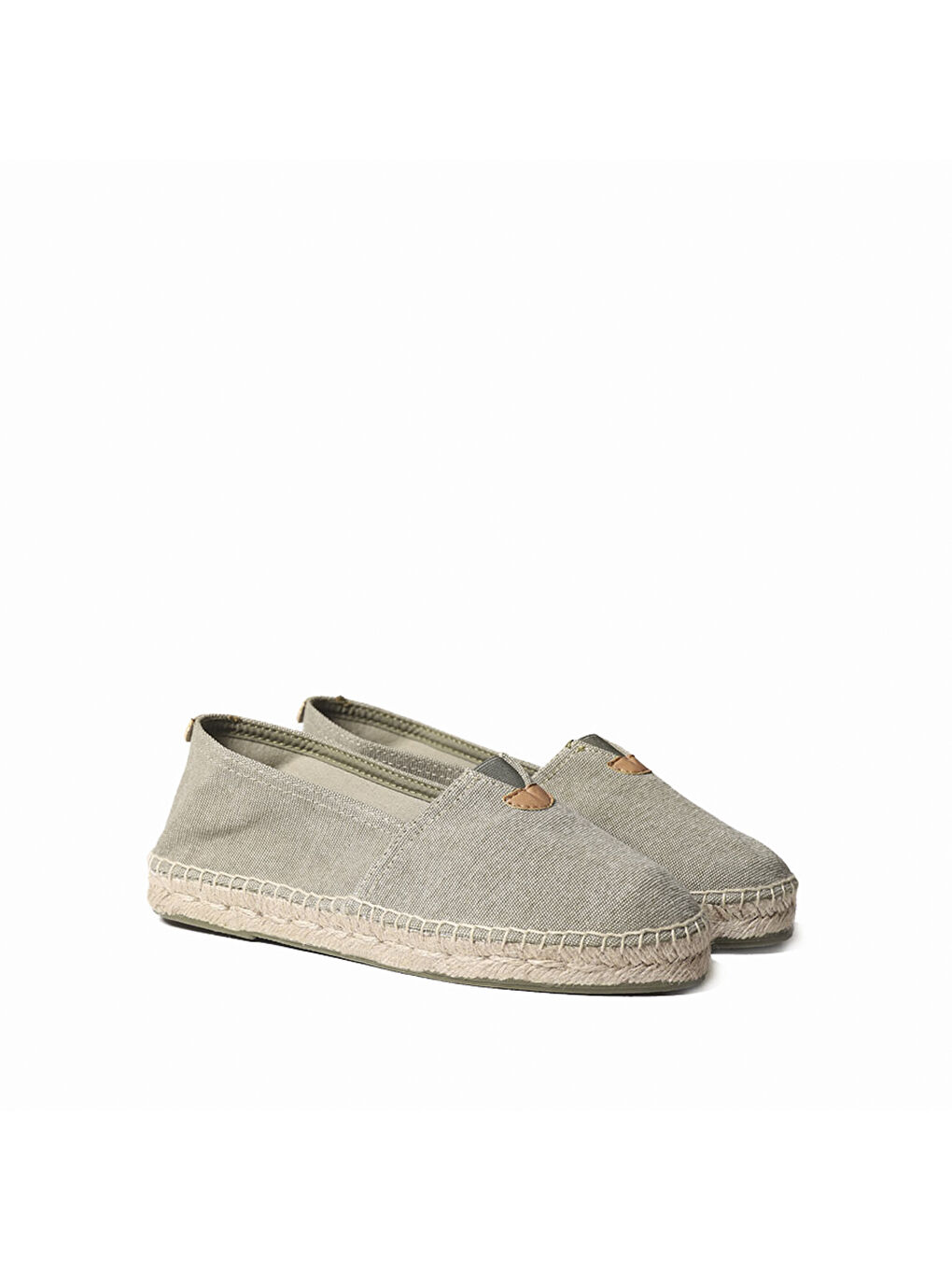 Haki Kadın Espadril / Keten Blanes-ER Khaki (Caqui)-1
