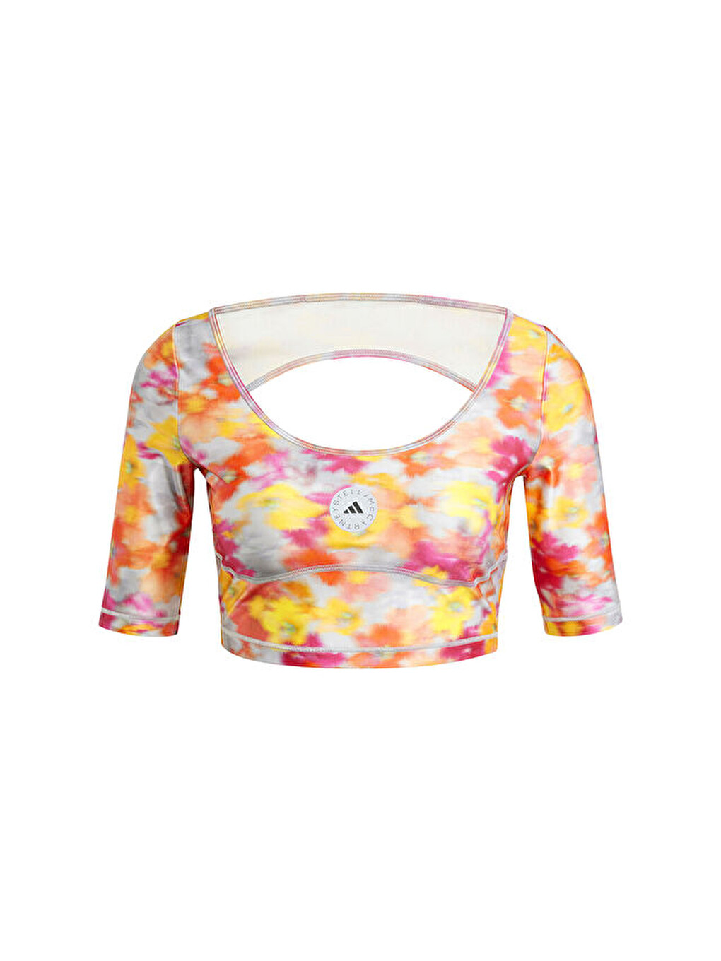 Karışık By Stella Mccartney Crop Kadın Günlük Tişört Ix4374 Renkli-7