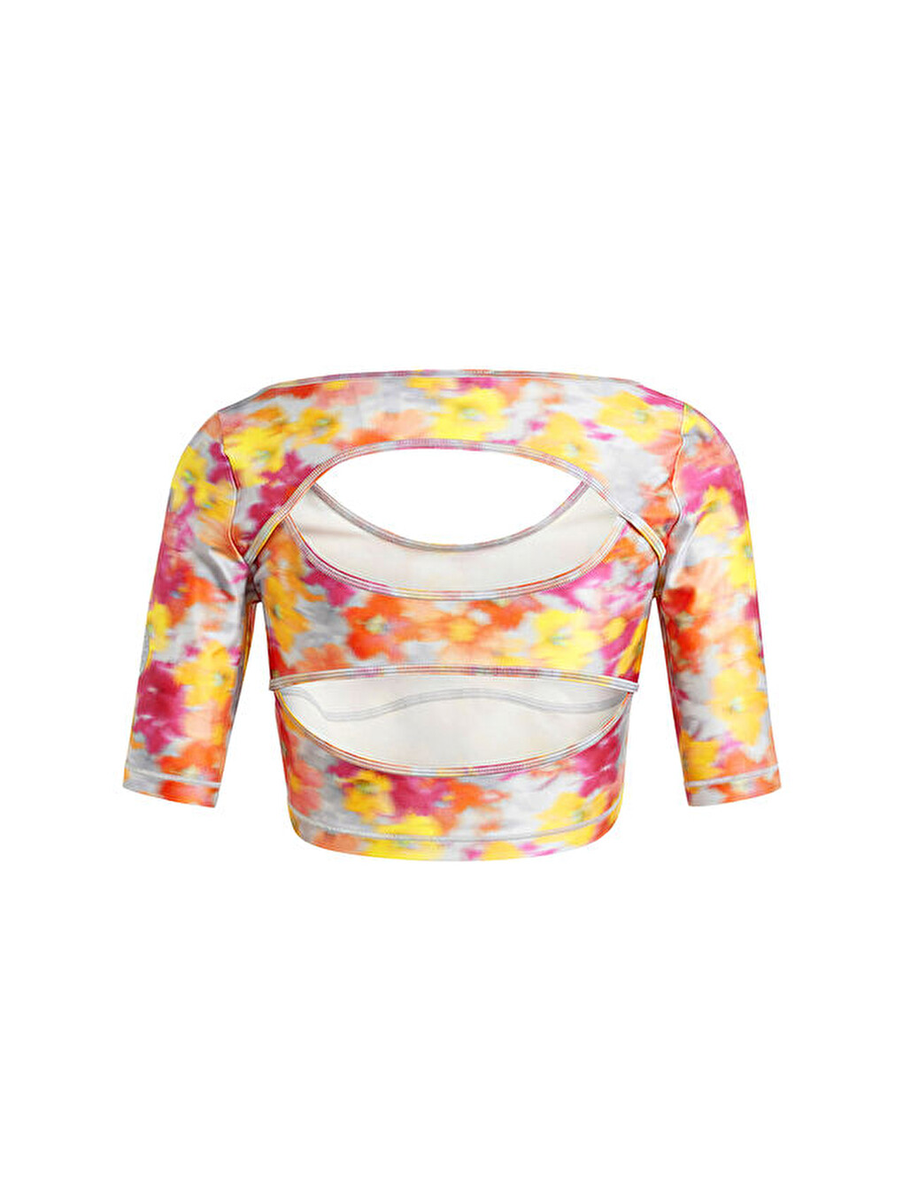 Karışık By Stella Mccartney Crop Kadın Günlük Tişört Ix4374 Renkli-8