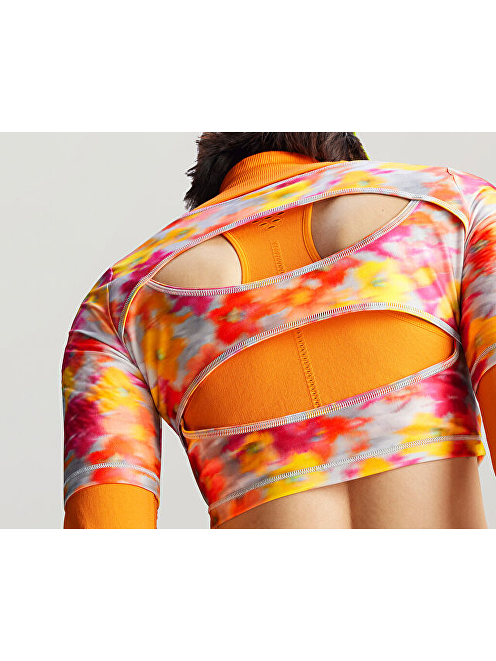 Karışık By Stella Mccartney Crop Kadın Günlük Tişört Ix4374 Renkli-11