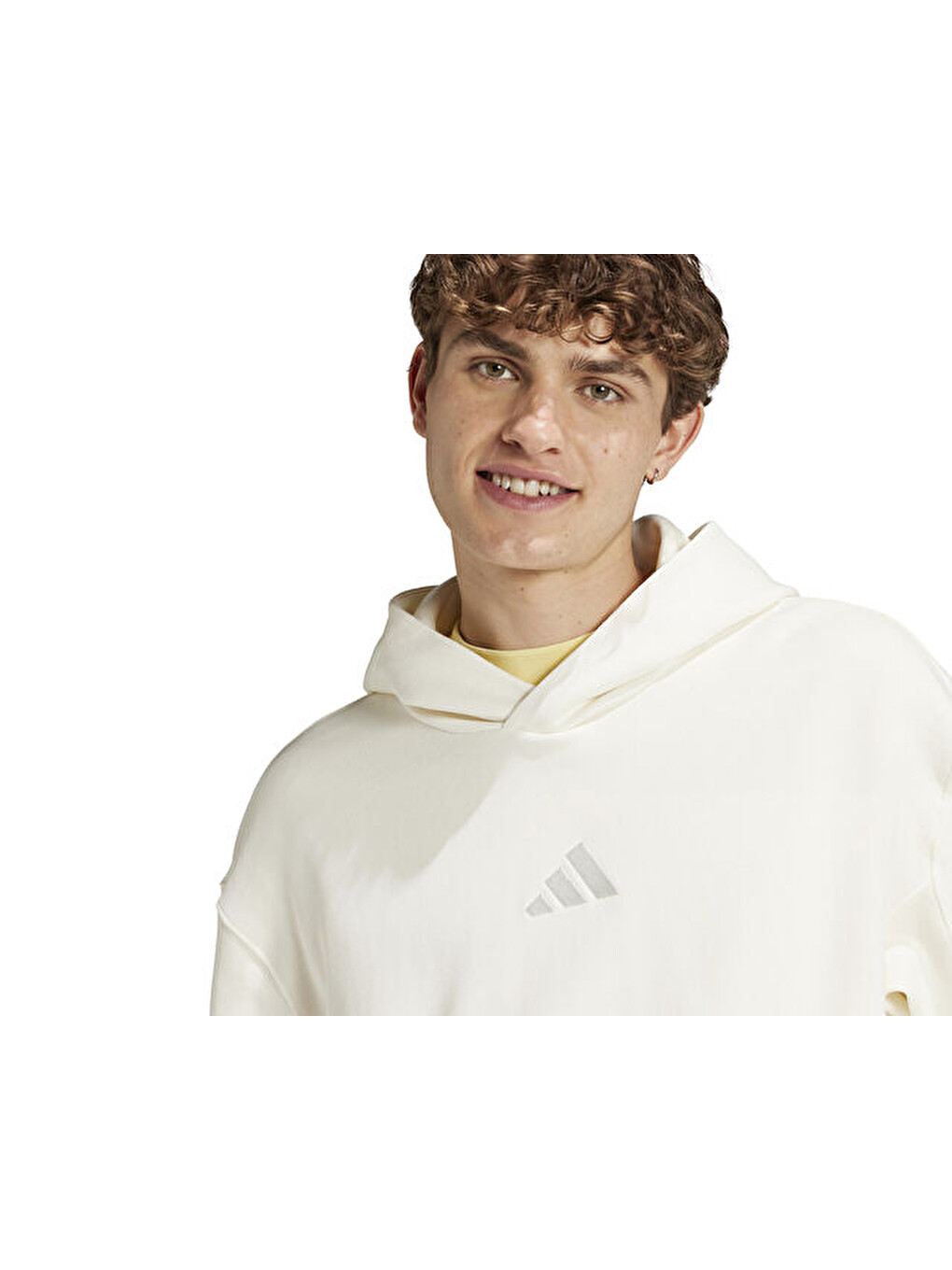 All Szn French Terry Erkek Beyaz Sweatshirt Erkek Günlük Sweatshirt Iy4154 Beyaz-3