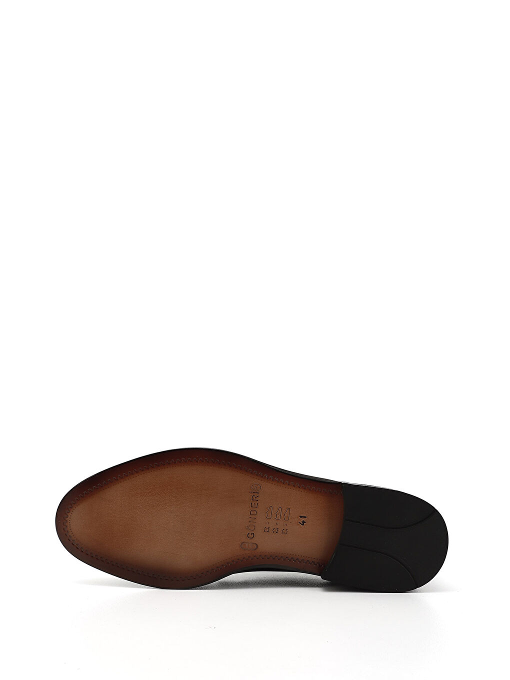 Mor Erkek ZÜMRÜT-SİYAH Bağcıklı Kösele Taban Hakiki Deri Klasik Ayakkabı-3