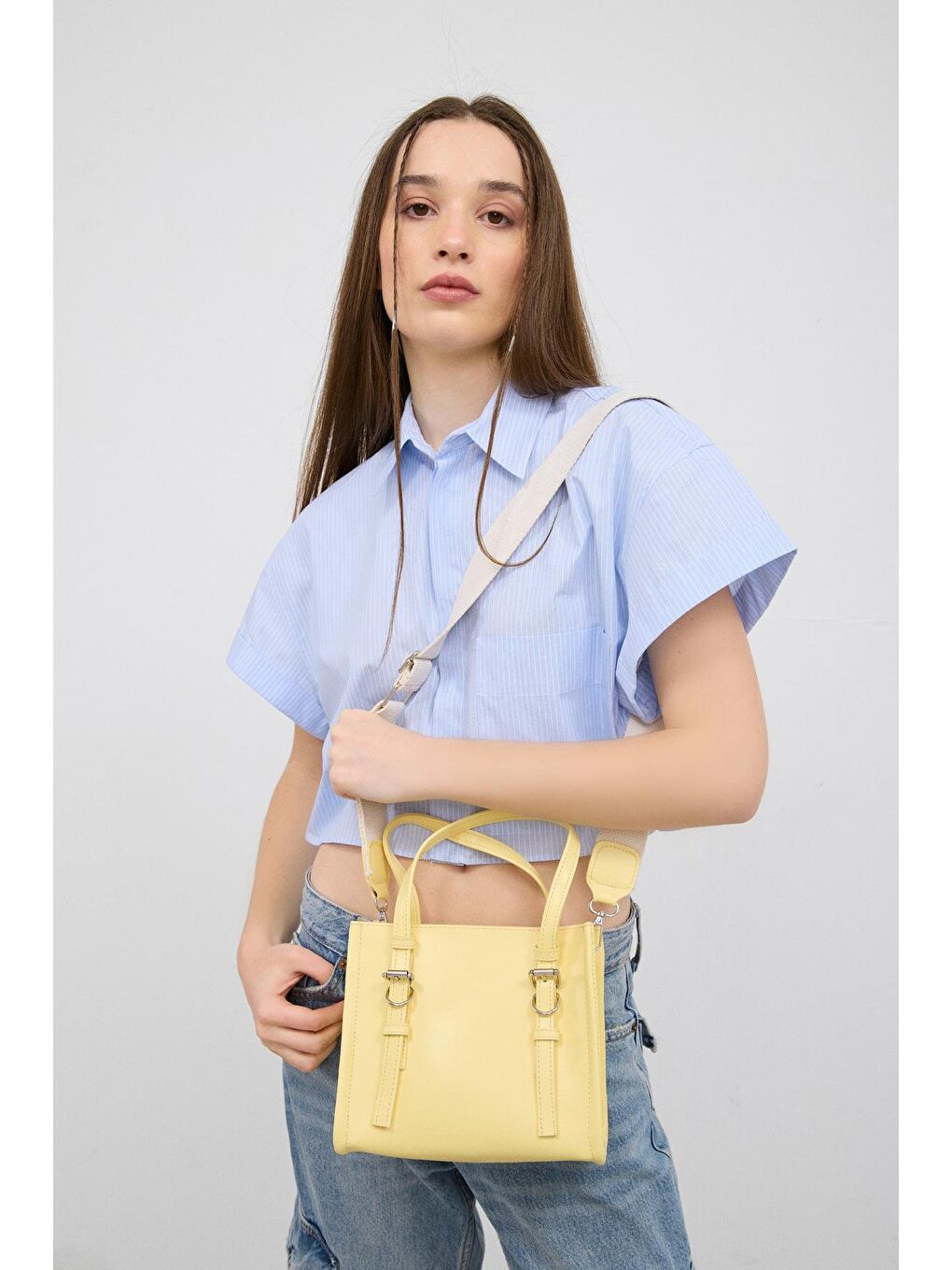 The Berlin Bag Çapraz Çanta  Sarı-1