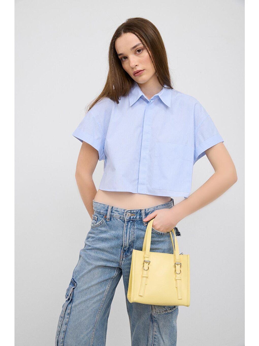 The Berlin Bag Çapraz Çanta  Sarı-2