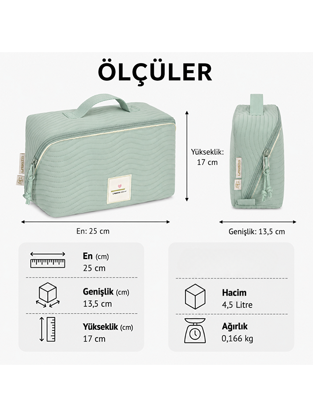 Flex Bebek Organizer Çantası Mint-4