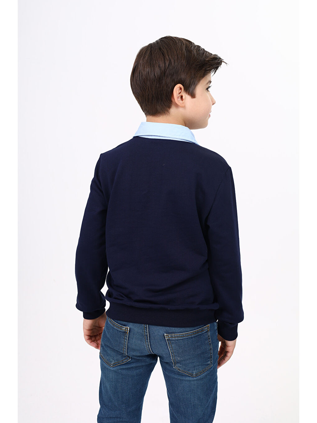 Siyah Erkek Çocuk Okul Sweatshirt-3